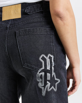 Totem Denim Jorts - Black Wash