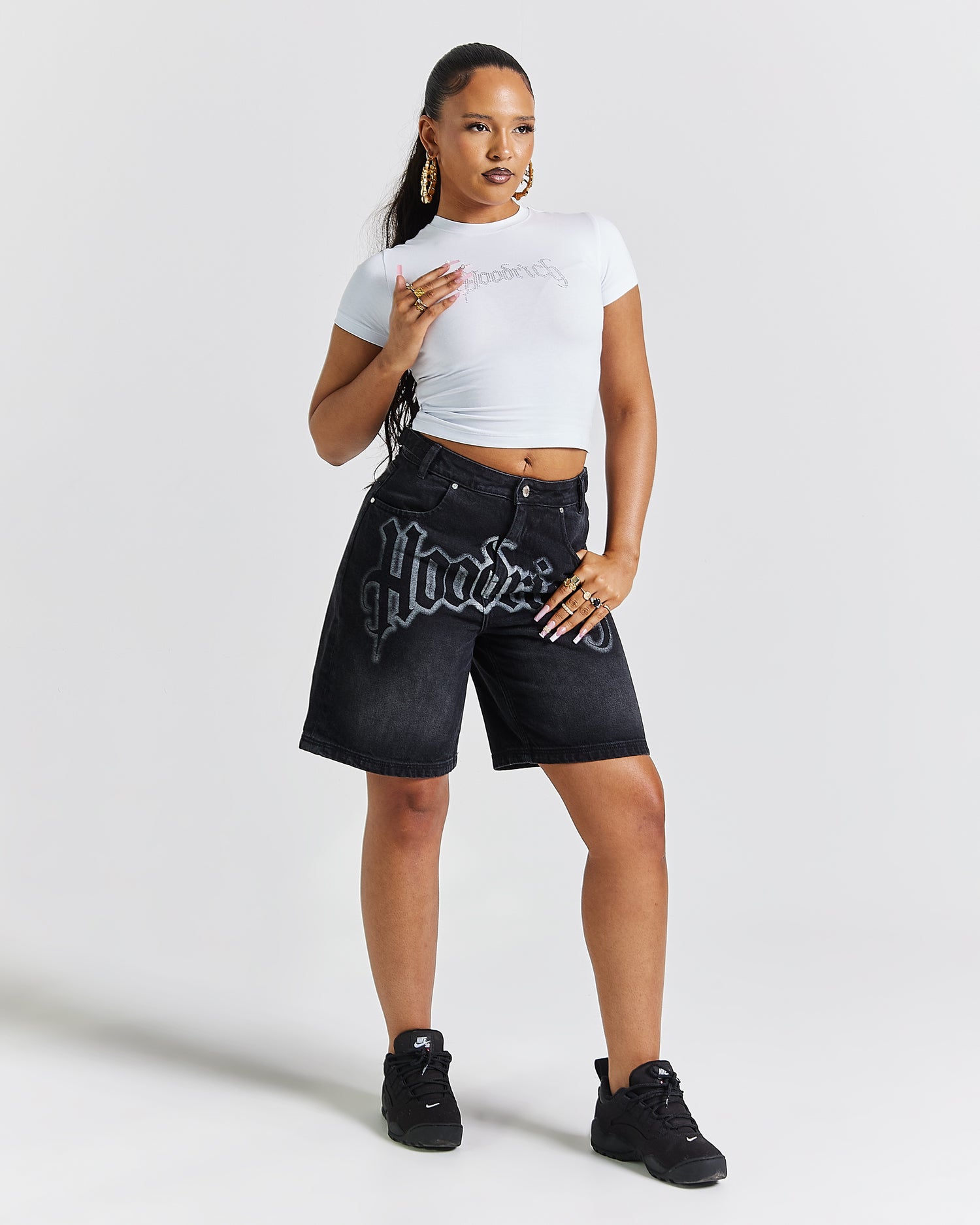 Totem Denim Jorts - Black Wash