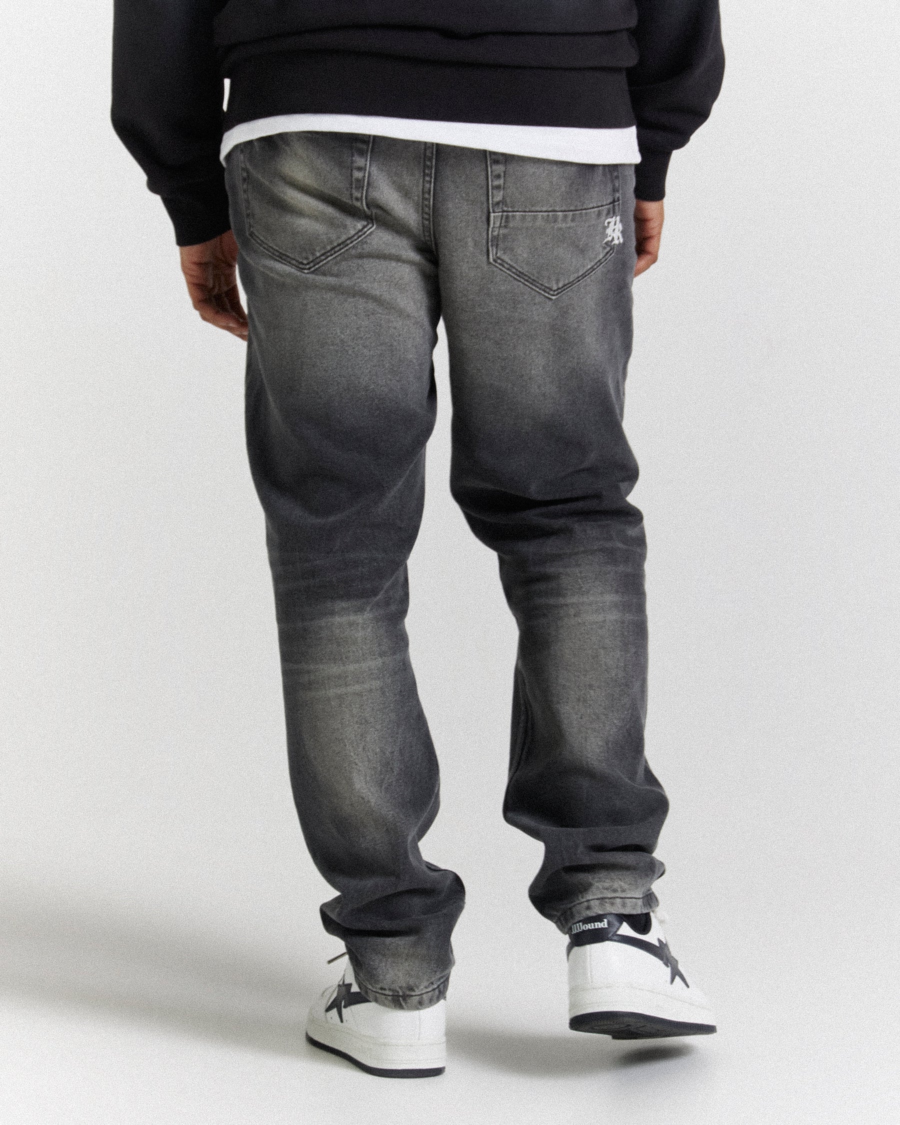 Helix Jeans - Black/Grey