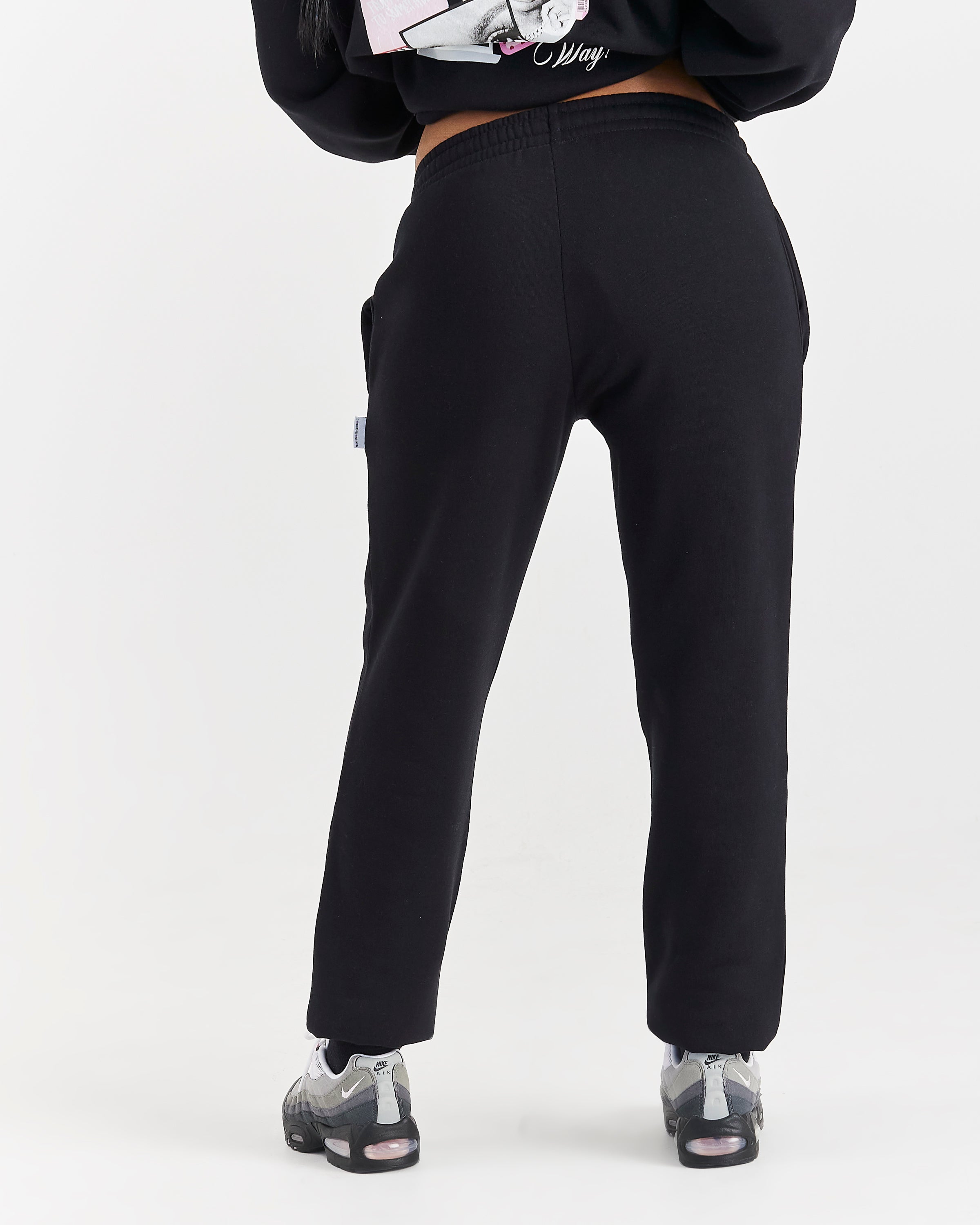 Pantaloni da jogging Fray - Nero/Rosa