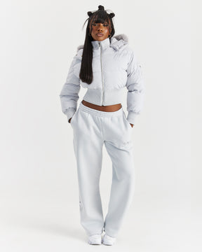 Forsyth Puffer Jacket - Grey/Fur