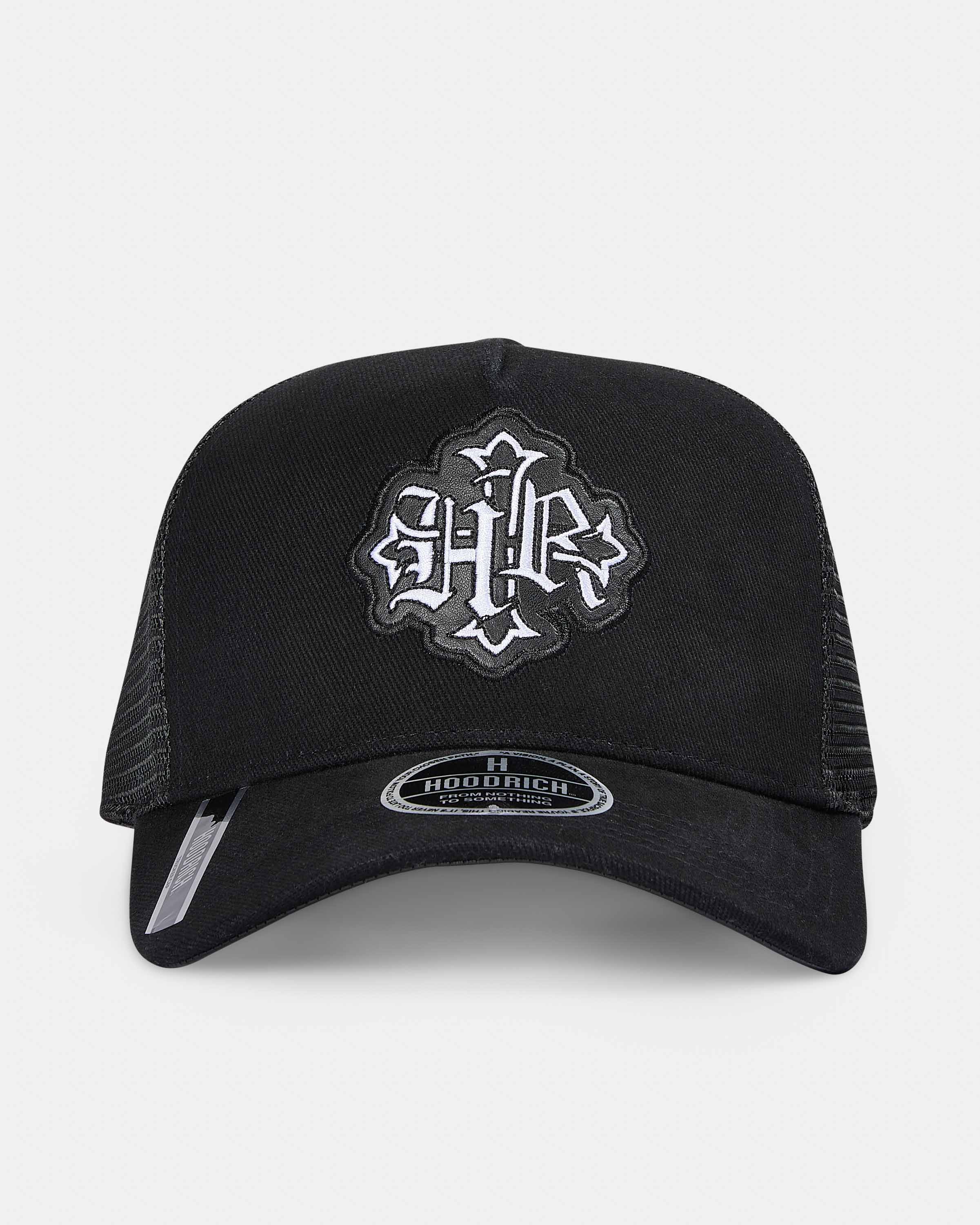 Virtux 5 Panel Trucker Cap - Black/White